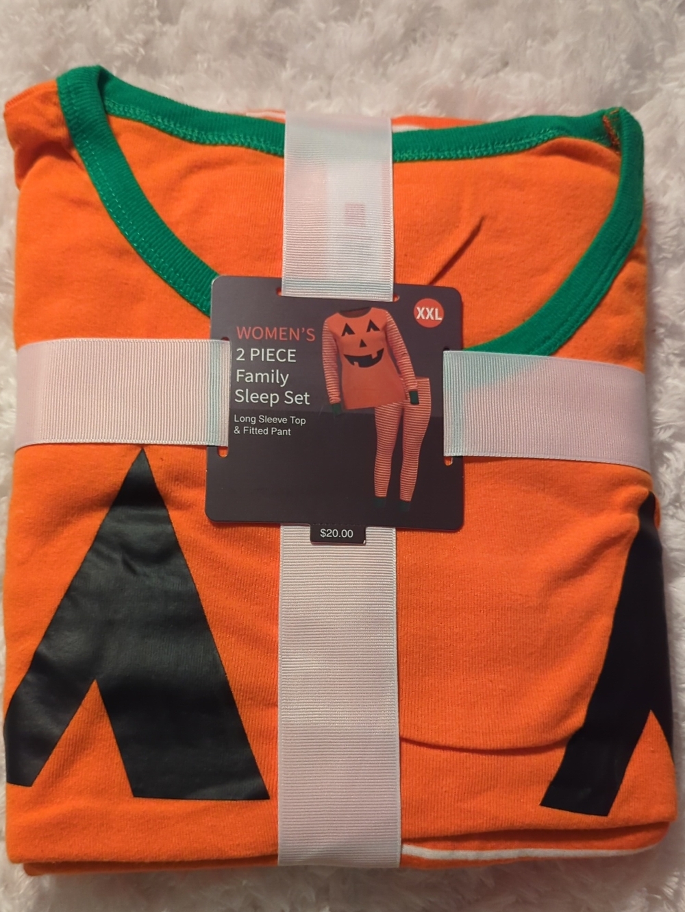 Jack O Lantern Women's 2 Pc Sleep Set Pajamas, Sz 2XL, NWT